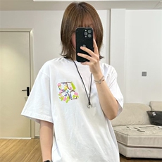 原版前后刺绣纯棉短袖ZX0258-特批35，男装T恤，星座313A(原308A-2)