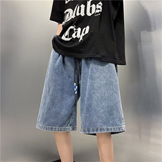 水洗牛仔裤男短裤T1642P35，男装牛仔裤，星座1116-2