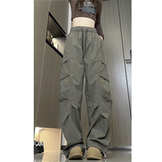 女模A337-S187-特P48控88宽松工装裤户外冲锋裤，男装工装外套，电商A337