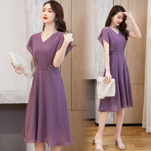 妈妈新款爆款连衣裙夏季年轻今年流行高级感2025中年女人气质裙子，女装连衣裙，仁梯