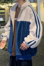 2023冬款潮加绒宽松棉衣羊羔绒保暖连帽外套男女921-P110控价158，男装棉衣，电商A441-1