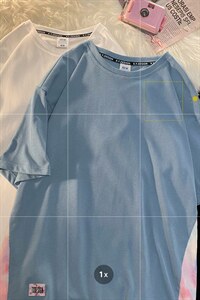 新款假两件T恤男时尚彩虹宽松夏季嘻哈下摆拼接上衣MT3540-P49图片