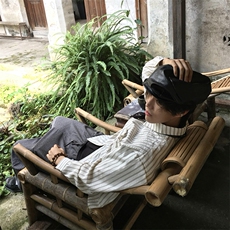 美式潮牌高街复古泡泡纱竖条纹日系肌理长袖衬衫男女休闲宽松衬衣，男装衬衫，电商A443