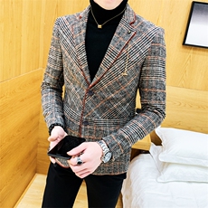 秋冬店主休闲夹克西装单西男士修身西服A236-XZ-160-P130，男装夹克，电商A236