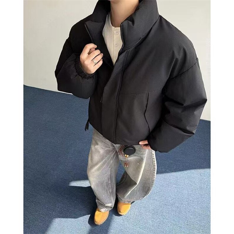 男士宽松防风防水加厚棉袄面包服DSA157B-M8808-TP65，鞋类箱包手腕包，电商A157B