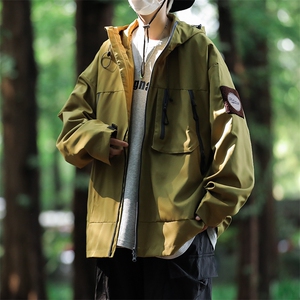 A735-P60 美式机能户外冲锋衣外套男款2023春秋新款百搭休闲夹克图片
