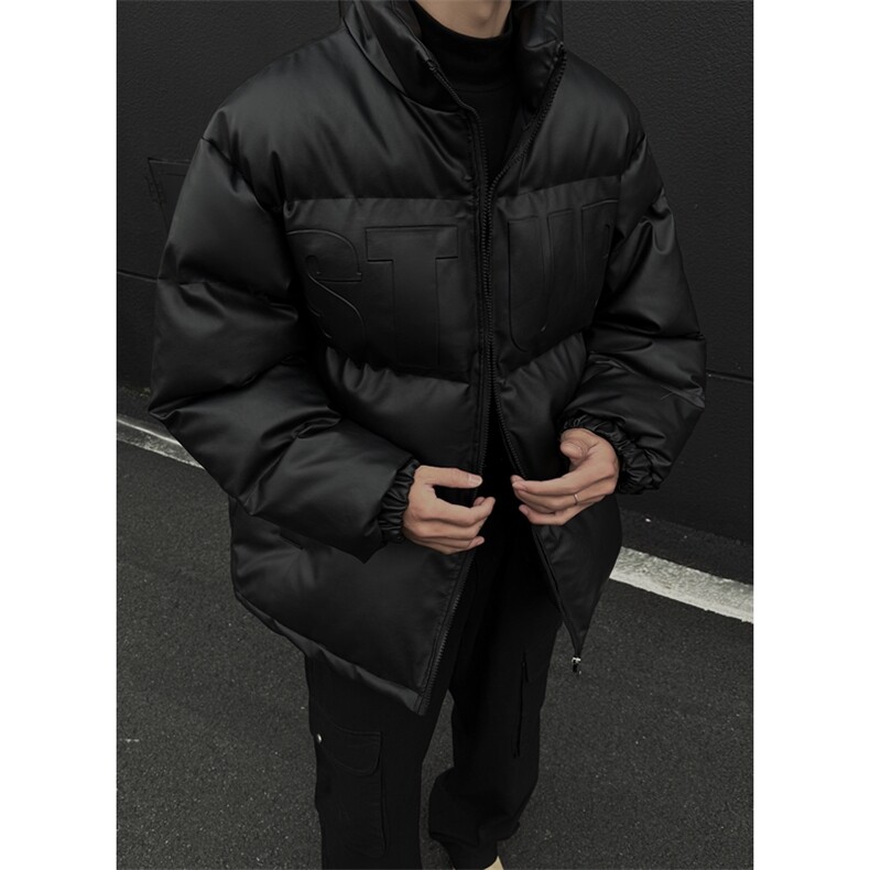 档口图立领钢印棉衣PU皮棉服棉袄M2883-特P100无差价,男装棉衣,星座1213