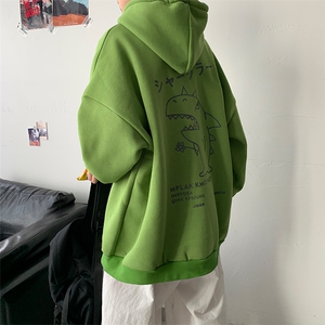 A040-WY2092-P40连帽卫衣男加肥加大码胖子棒球服外套图片