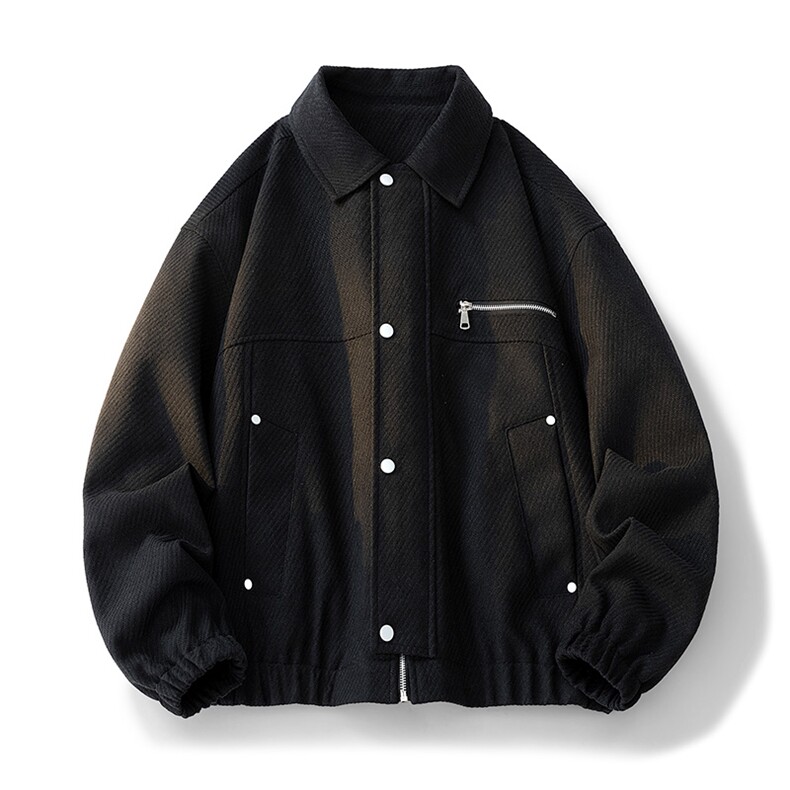 JK8869-P87L-9XL2025秋冬新款翻领工装夹克外套控158,男装夹克,星座109