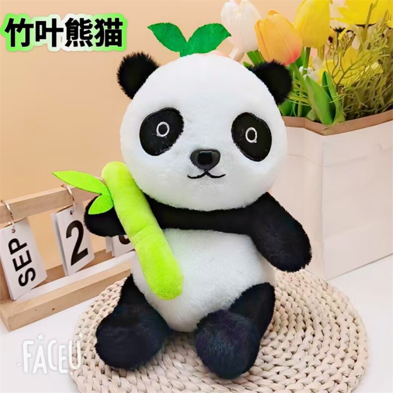 竹叶熊猫，米亚毛绒玩具厂