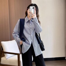 披肩条纹连衣裙，女装连衣裙，时代公主