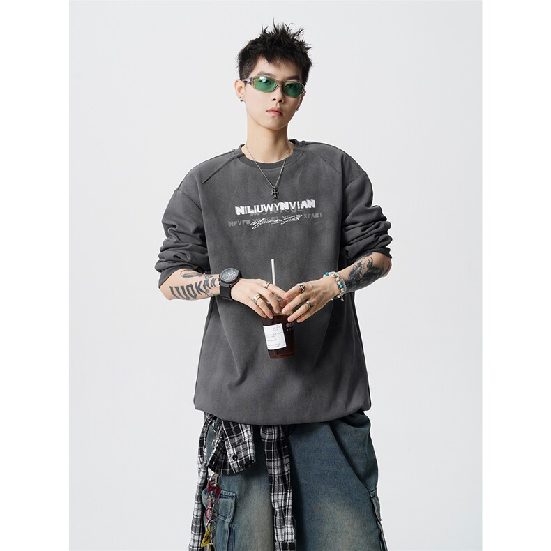 HW2532-特P45控78面布54.2棉45.8聚酯polo领情侣卫衣宽松外套男,女装短外套,电商B370