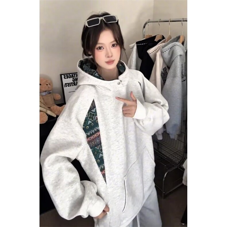 【特价特批】加绒款卫衣连帽男女款民族风宽松百搭口袋P37Y108,男装民族服装,星座1112-1