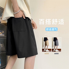冰丝休闲抗皱百搭夏季清爽超薄休闲冰丝短裤DK516特批15，男装休闲裤，星座718-1