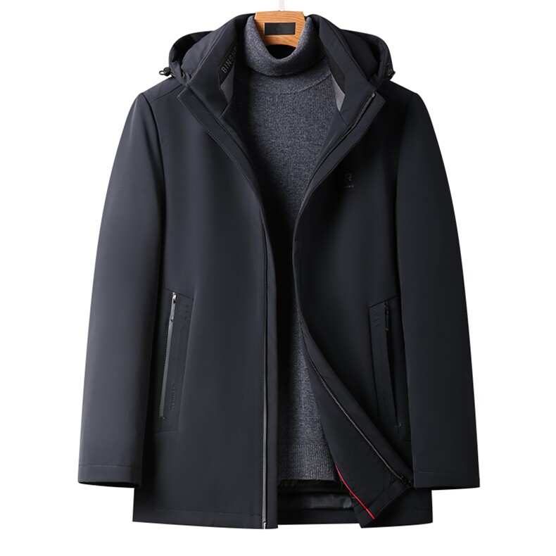 脱卸内胆羽绒服冬季男休闲中年男冬装拆卸帽外套GSNA2163-P350，男装羽绒服，电商B212（原钱塘6029）