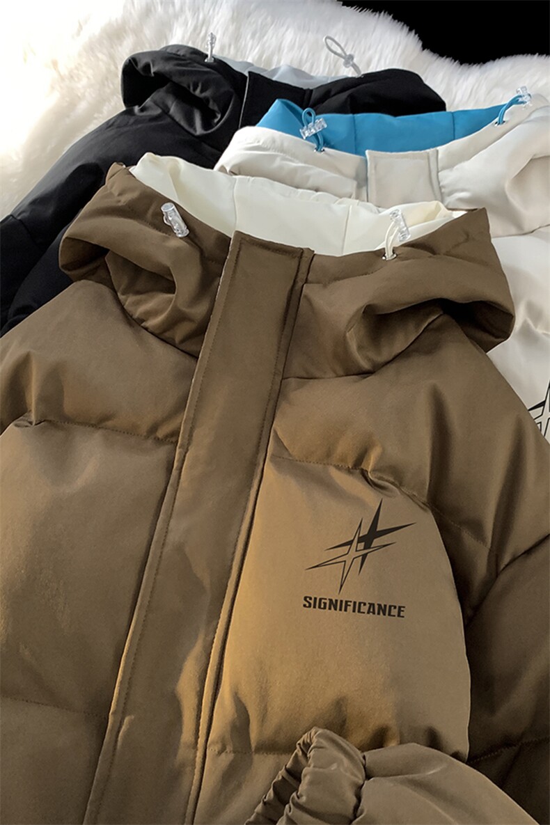 地毯新款秋冬字母星星印花时尚保暖棉服A247-MY1879P125控158,男装棉衣,电商A247