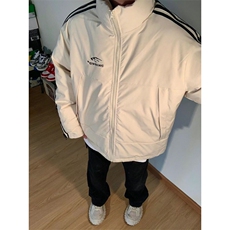 网络图现货！立领条纹短款棉服外套高级设计感运动棉服RJY65-P90，男装棉衣，星座1005-6