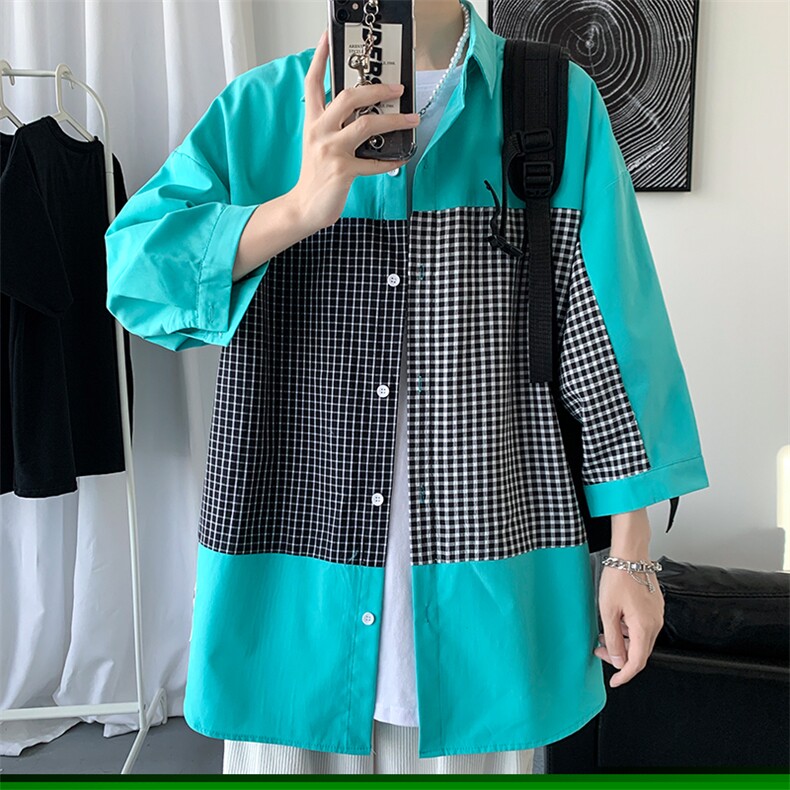 短袖t恤潮牌潮流夏季2024新款宽松ins体恤上衣服A161-2-CT506-P45,男装T恤,电商A161-2