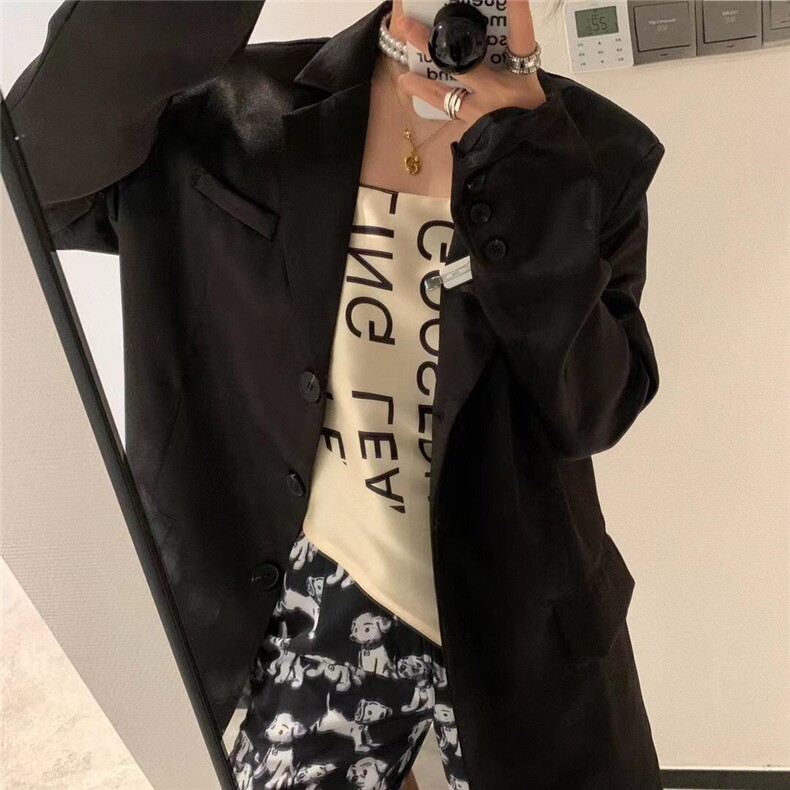 缎面西装，女装西装，XTZ style