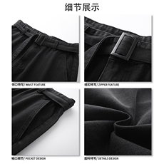 潮流百搭休闲潮牌时尚简约牛仔裤韩系复古情侣款牛仔裤K699TP45，男装牛仔裤，电商A102B