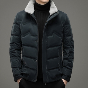 21冬季新款羽绒服男士白鸭绒可脱卸帽领休闲保暖外套HB1803-P270图片
