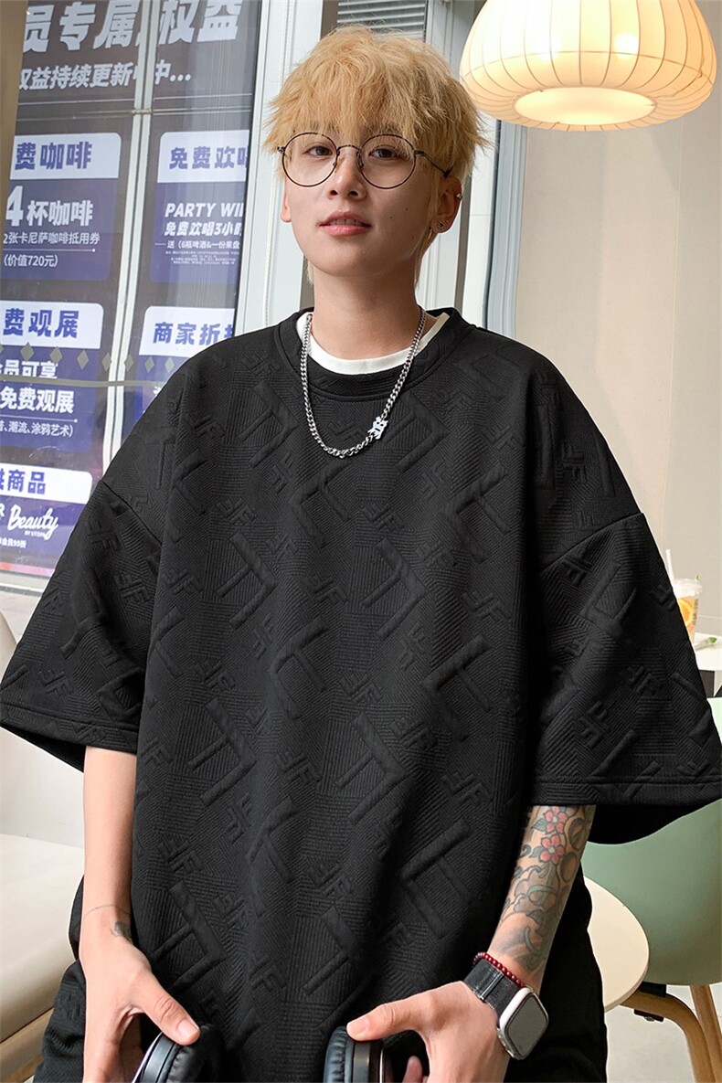 特批P23无差价夏半袖打底衫时尚250g休闲百搭短袖圆领T恤男T2035,男装T恤,电商A001