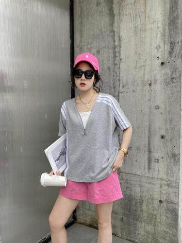 休息时尚短袖上衣，女装，欧倪