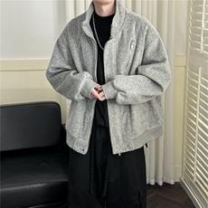 现货立领羊毛呢夹克外套秋冬加厚呢大衣A351-AJ2602-P125，男装夹克，电商A351