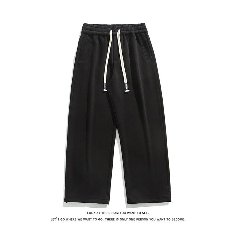潮流宽松大码直筒拖地裤抽绳休闲裤卫裤运动裤K8589-P40【特价】,男装休闲裤,电商A007