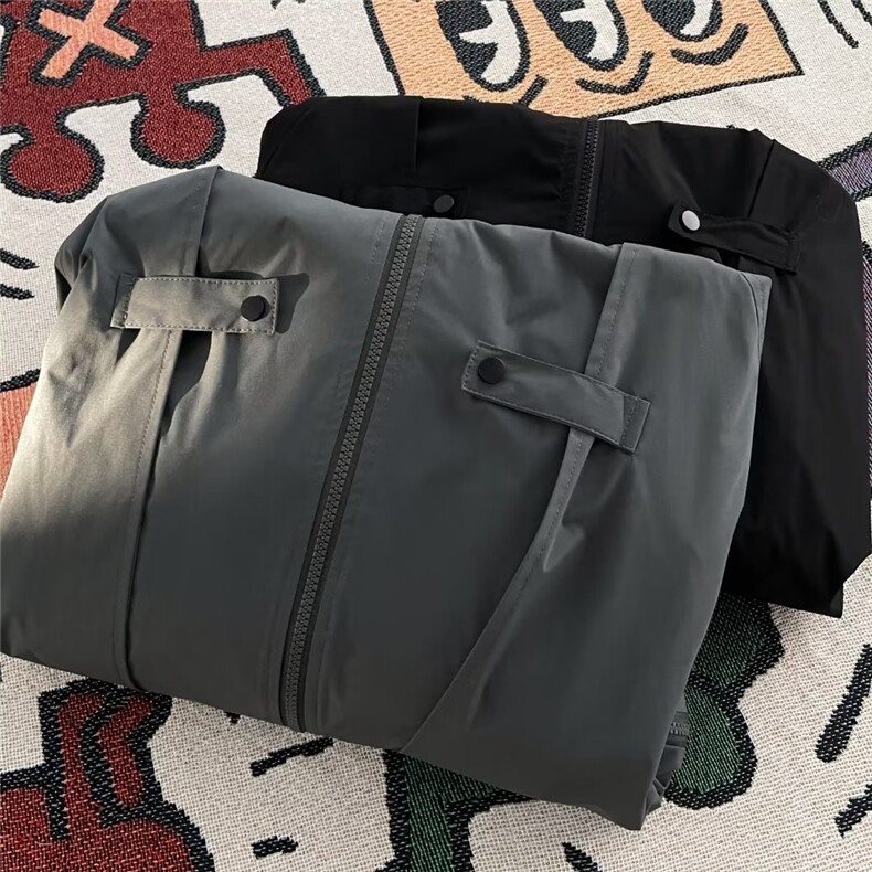 日系冲锋衣外套男秋冬潮牌户外机能工装风衣夹克男款W5416-P70,男装夹克,星座412-3