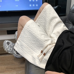 夏肌理感短裤男美式高街运动篮球休闲五分裤子XZ514-2-1529-P38