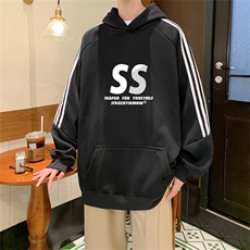 条纹连帽卫衣SWY2491-P55控8850棉，男装卫衣，电商B370
