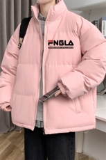冬上新青少年加棉加厚棉服潮港风休闲立领棉衣外套男女8802-P60，男装棉衣，电商A441-1