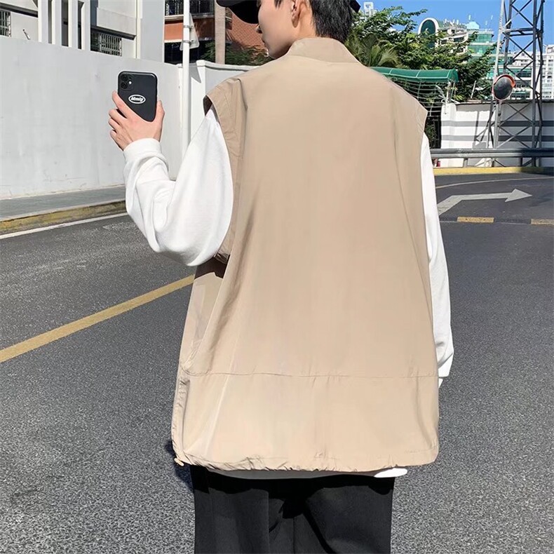 马甲男春季新款韩版潮流立领无袖背心M26P33,男装背心/马甲,星座1116-2