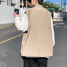 马甲男春季新款韩版潮流立领无袖背心M26P33，男装背心/马甲，星座1116-2