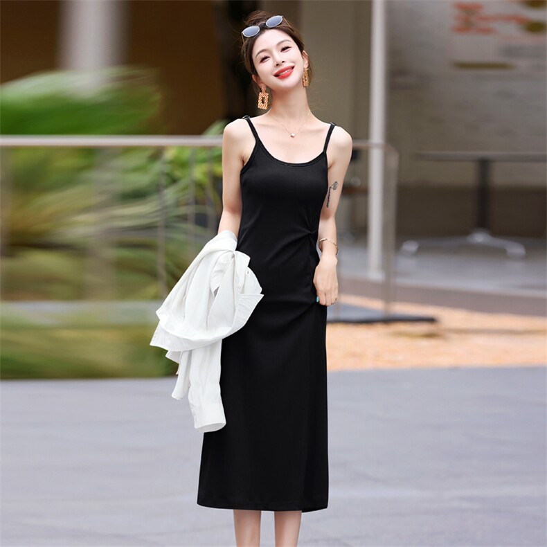 新中式国风吊带裙套装女2025夏季新款时尚今年流行气质名媛两件套,女装套装/套裙,意芙