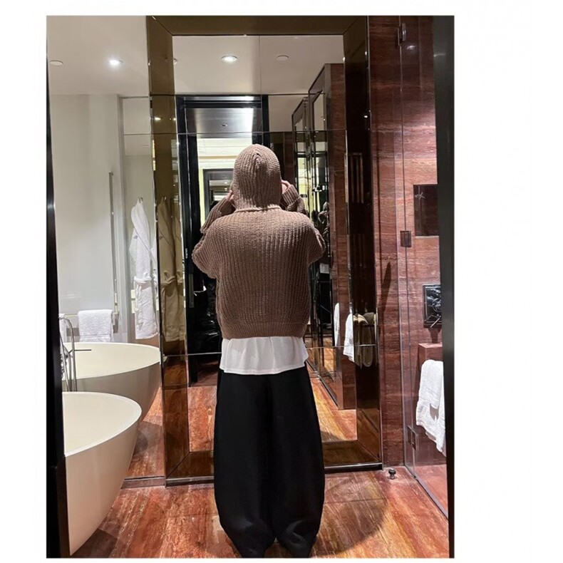 网络图，ins新款原宿慵懒文艺日系开衫毛衣时尚XZ302B-1-M364P65,男装针织衫/毛衣,星座302B-1