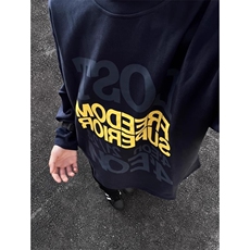 S01-P25美式重磅长袖T恤男纯棉秋冬季打底衫潮牌情侣款卫衣，男装T恤，星座215-1