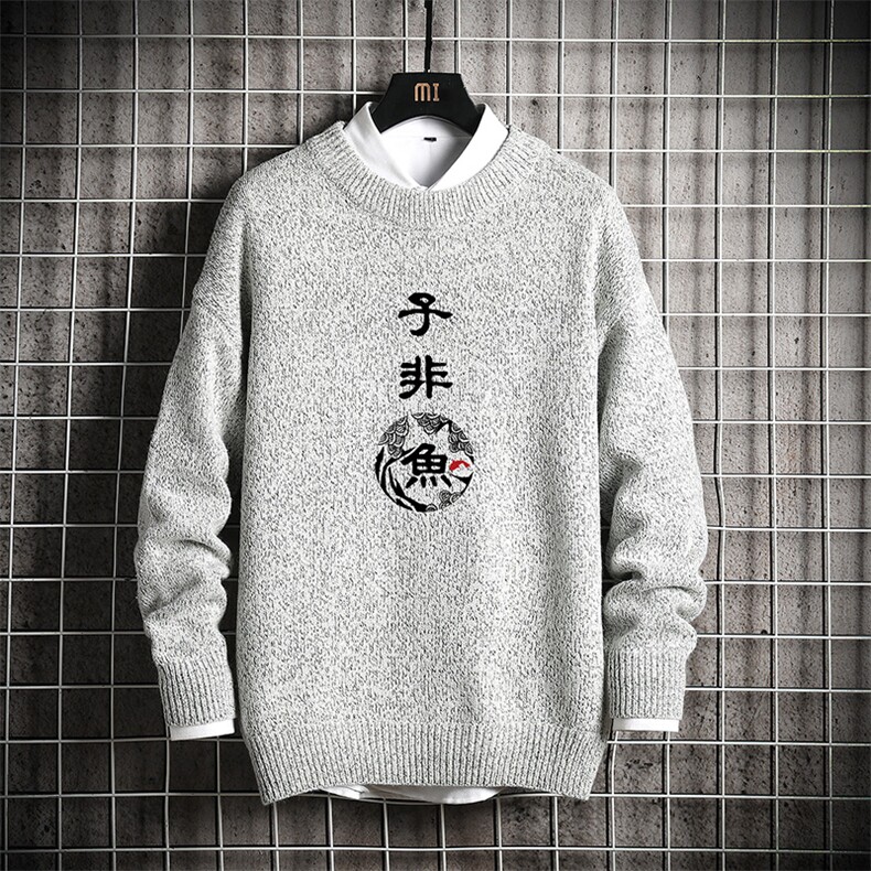 M19070-P45 加绒款-P65 加厚加绒毛衣男大码毛线衣男针织衫男线衫图片