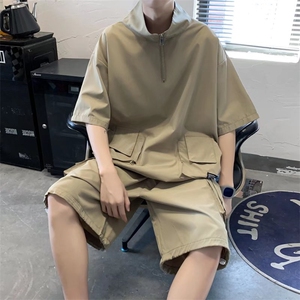 男潮流休闲套装宽松套装运动套装Z351P45图片