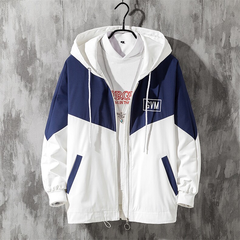 1冲锋衣男休闲情侣大码中性日系外套宽松工装夹克男7108P50控68,男装夹克,星座226-2