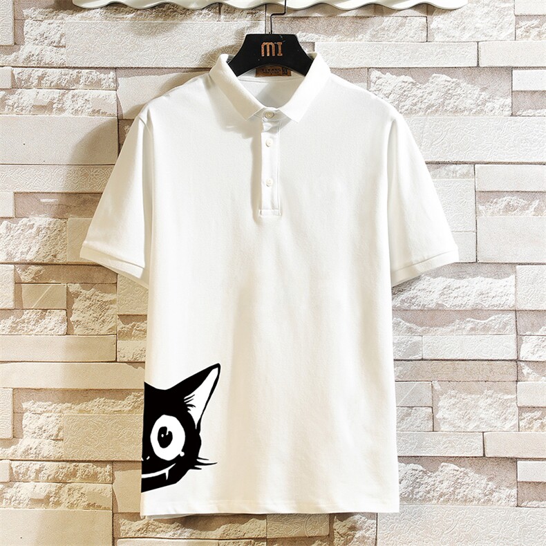 PL57035-P35翻领短袖polo衫男大码胖子半袖t恤男有领保罗衫，男装Polo衫，电商A040A
