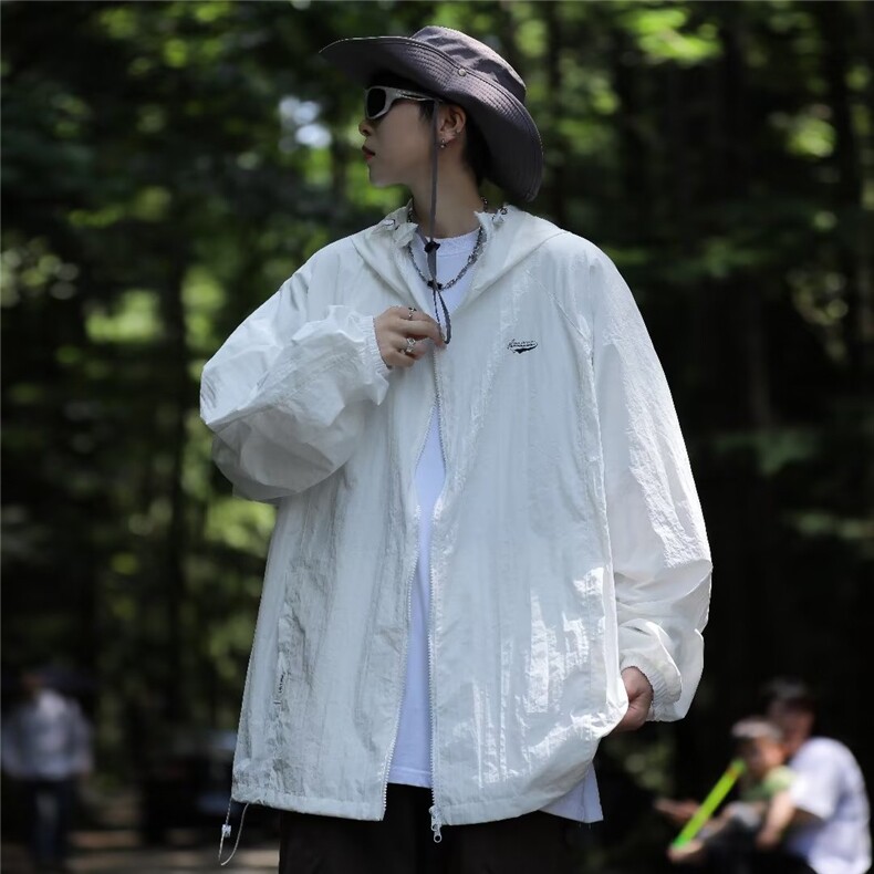 防晒衣男式夏户外山系冲锋衣外套钓鱼防晒服夹克W9252310B-2-P38,男装防晒衣,星座310B-2