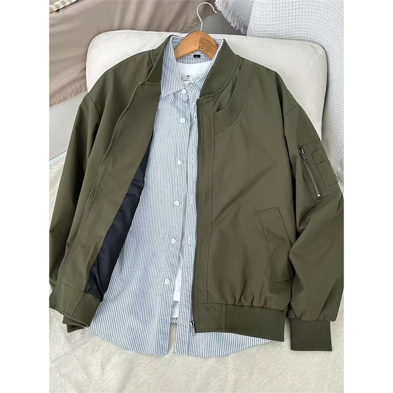 网图有货美式复古ma1飞行员夹克外套男女春秋棒球服A1286-P50,男装夹克,星座1505