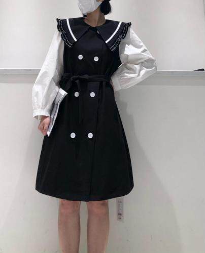 【现货】时尚拼接连衣裙，女装连衣裙，麦丝尚