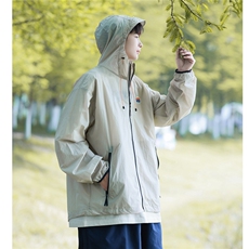 港风撞色彩虹硅胶点缀防晒衣男情侣潮牌防晒服男FS77001P65控88，男装防晒衣，星座227-7