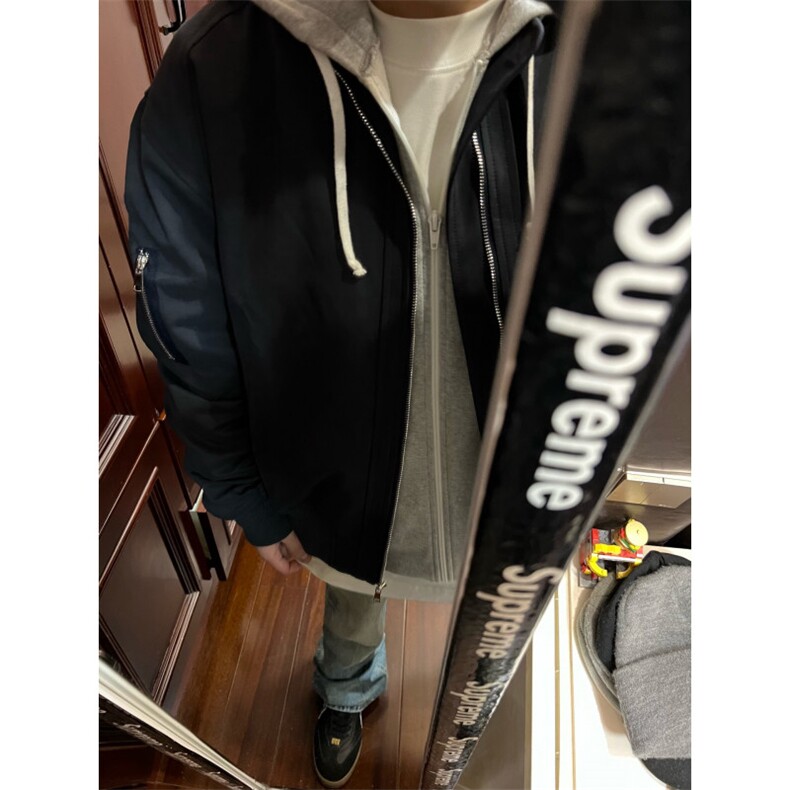 【有货】cleanfit棒球服外套高级感痞帅飞行员夹克JH8820LL-P58,男装夹克,星座1007（原301D）