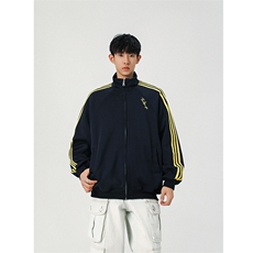 卫衣开衫男女立领外套春秋新款宽松百搭上衣XZ102B-1W2571P65，男装卫衣，星座102B-1