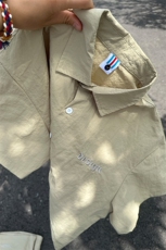夏季新款速干短袖刺绣衬衫潮流港风宽松百搭男半袖CS285-P35，男装T恤，星座301C-5