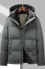 男短款羽绒服冬季保暖爸爸中老年冬装时尚连帽外套HO23127-P255，男装羽绒服，星座1105-3